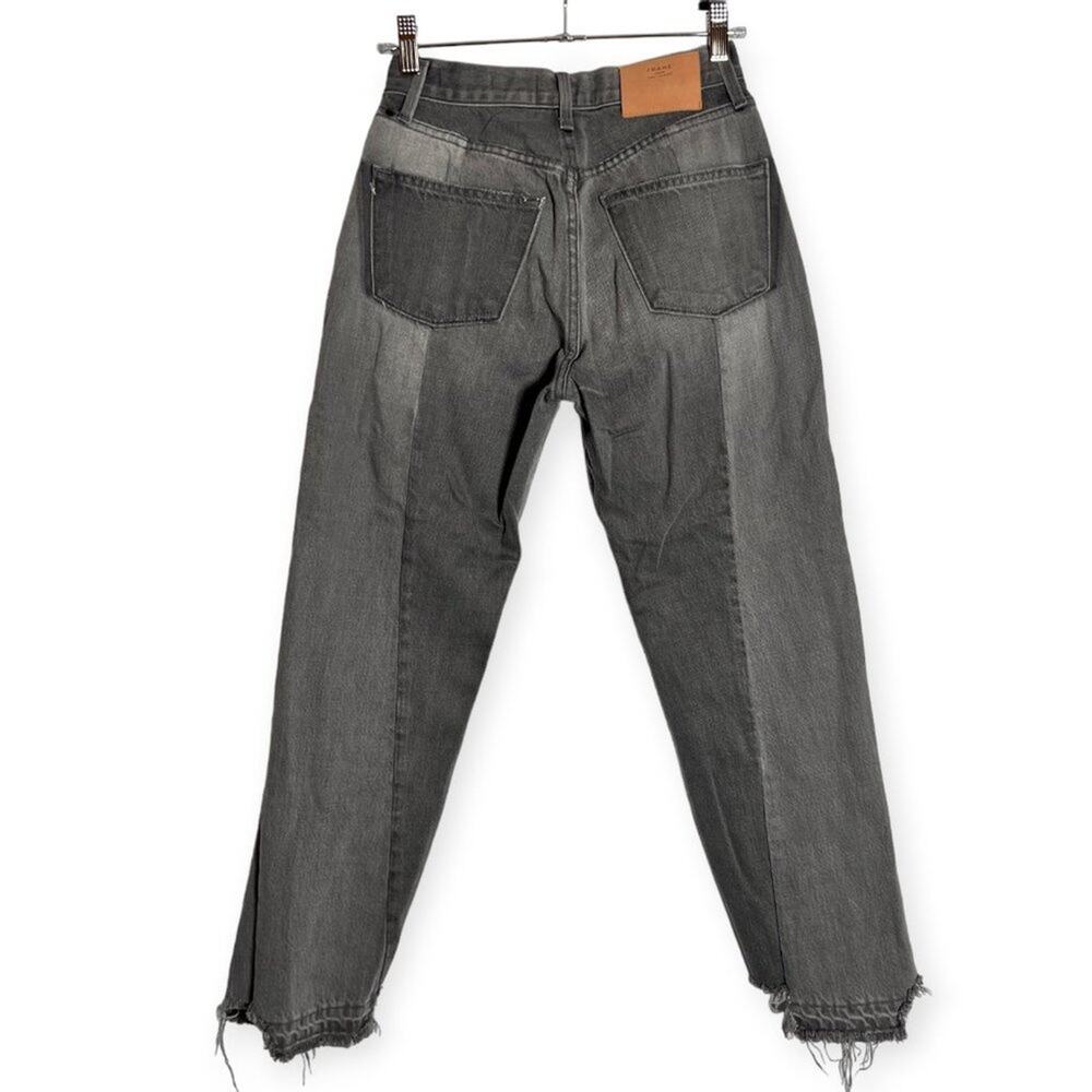 Frame Le Mix Nouveau Jeans SIZE 25 RUNS SMALL Ash Gray Two Tone Raw Hem - Picture 3 of 14